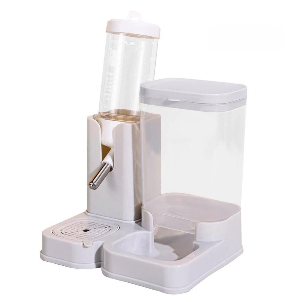 2 IN 1 Design Auto Pet Feeder Large Capacity Rabbit Feeding Tool Small Pet Care