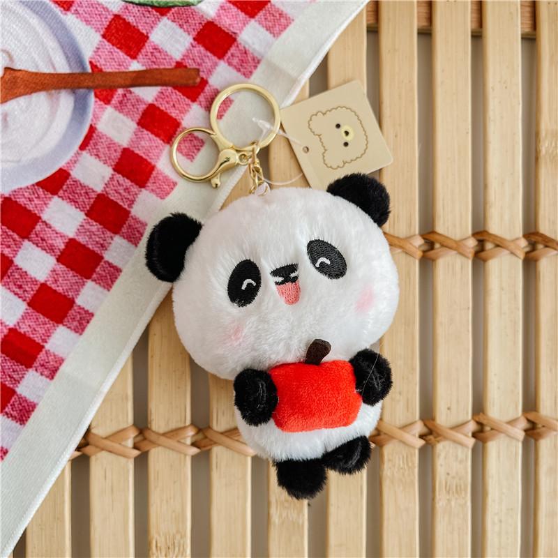 Cartoon 4-inch Pendant Keychain Atmosphere Doll Cute Rabbit Backpack Accessories Grab Machine Doll Boutique