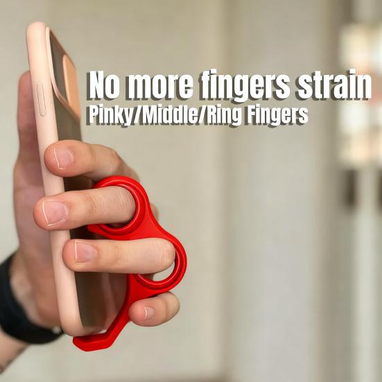 Ergonomic Phone Grip with Fidget Spinner 3D Printed PLA Multifunctional Stand