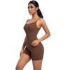 New Spring And Summer Nude Yoga Camisole Jumpsuit For Women's High-intensity Dance Fitness Sports Jumpsuit