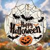 Decorazione di Halloween, cartelli decorativi sospesi piatti 2D, decorazione per pareti interne o porte, regali di Halloween per amici e familiari