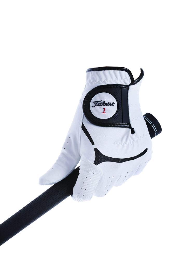 Titleist Men's TG39 Golf Glove, White, Size 24cm, Right Hand