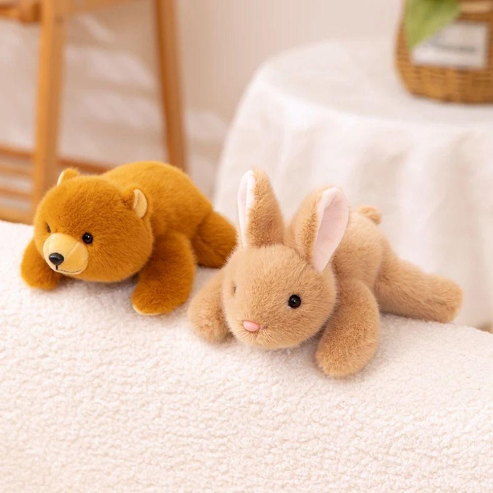 Sloth Husky Plush Lying Animal Pig Panda Stuffed Animal Doll Raccoon Bear Plush Home Decor