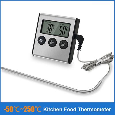 -50℃~250℃ Cyfrowy Termometr Kuchenny do Żywności do Mięsa Wody Mleka Gotowania Sonda do Żywności BBQ Elektroniczny Termometr do Piekarnika Narzędzia Kuchenne