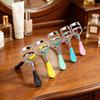 Mini Eyelash Curler with Non-slip Handle Women Precision Eye Lash Curler Natural Long Lasting Professional Beginner Lashes Curling Tools