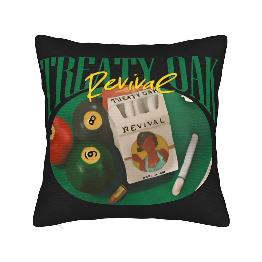 Country Music Band Treaty Oak Revival Pillow Cover Soft Cushion Cover Fashion Pillow Case For Sofa Car Home Decor