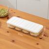 1Pc Kitchen Square Refrigerator Preservation Box Household Plastic Food Seal Frozen Dumpling Vegetable Box Food Storage Box