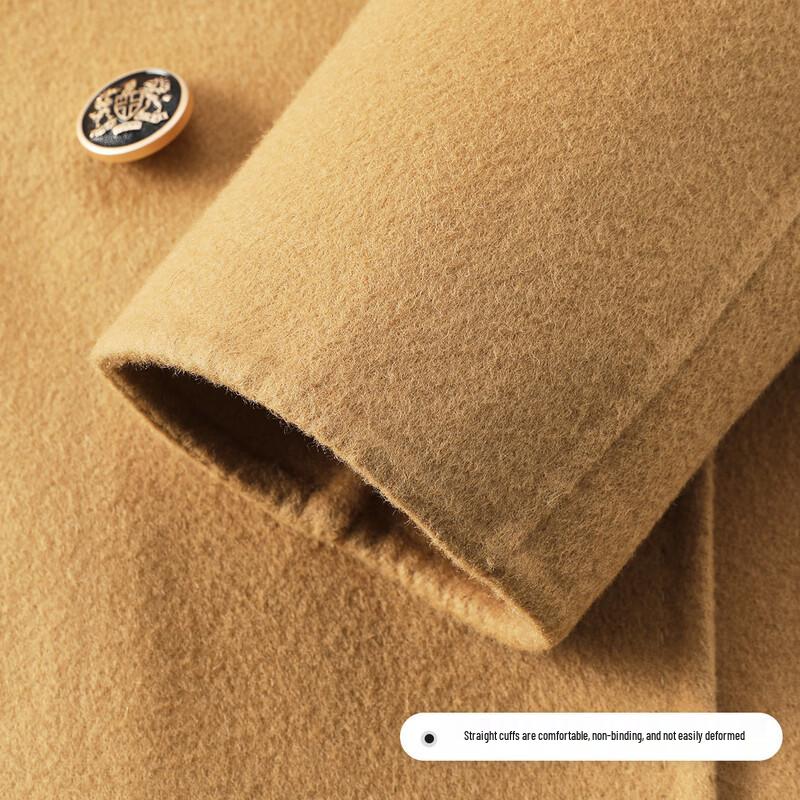 FivePlus Women's Double-breasted Wool Blend Coat