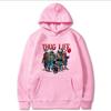 Halloween Horror Thug Life Movie Characters Printed Hoodie Autumn Winter Women Retro Fashion Long Sleeve Pullover