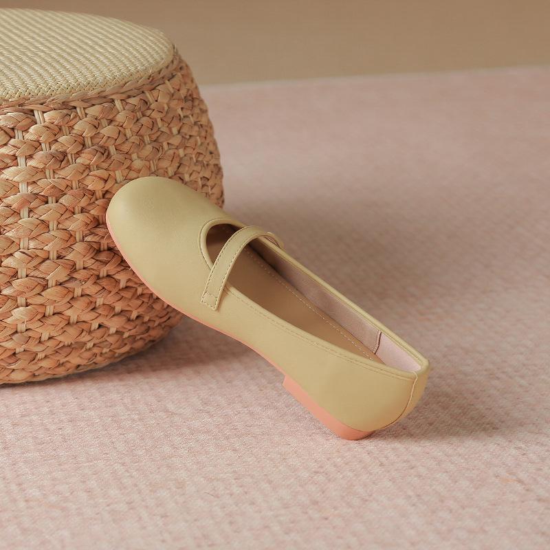 

Версия из овчины ~ карамельный сыр корейская девушка плоская обувь Мэри Джейн женские новые неглубокие туфли одинарные туфли бабушкины туфли для поездок на работу 34 хаки