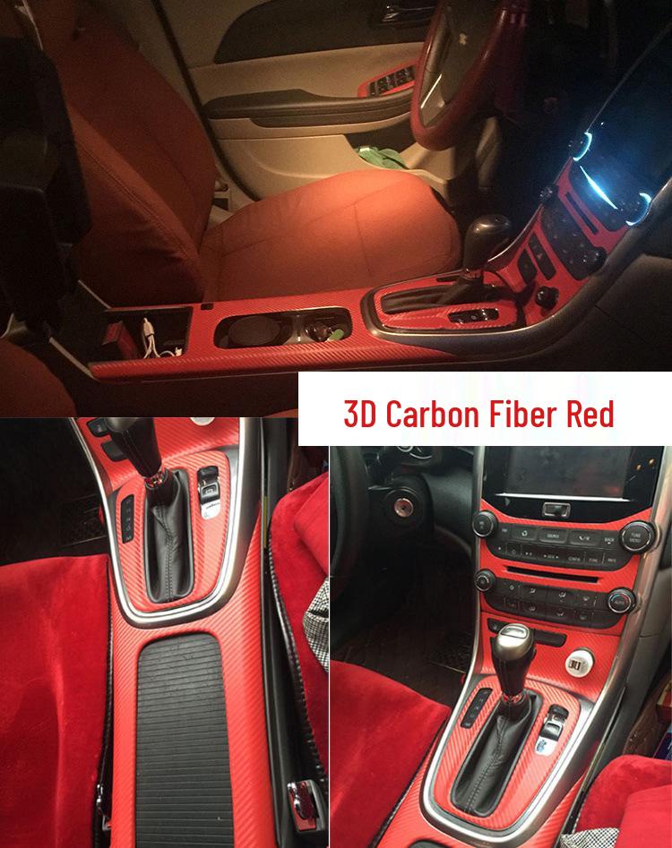 13-15 Malibu Interior Modification Stickers: Center Console Armrest & Gear Shift Decoration Film