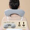 Press-Inflate U-shaped Travel Neck Pillow