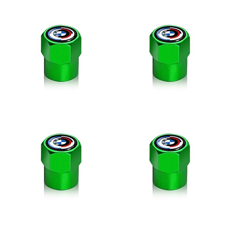 

4PCS Aluminum Alloy Car Wheel Tire Valve Cap Stem For BMW 50th Kith F30 F10 E90 E46 E60 E70 E39 E36 E87 X7 E92 E91 E28 X3 X1