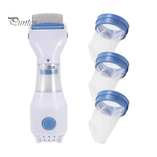 Pet Hair Flea Remover Pet Comb Stainless Steel Teeth Combs Vaccum Comb Cooties Louse Catcher Deworm Device for Small Medium Large Pets