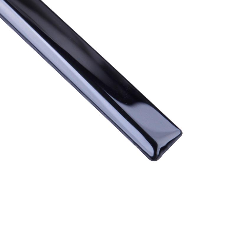 Car SUV Body Front Door Side Fender Trim Dagger Emblem Sticker Cover Accessories Badge Strip Stripe Decal Decor Black Universal