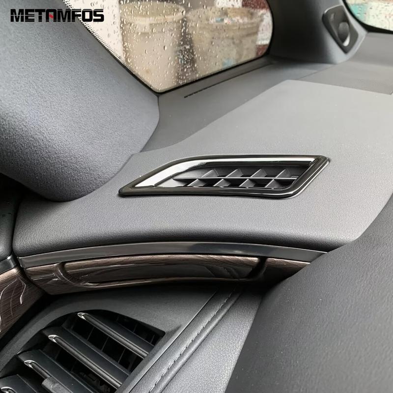 For Toyota Alphard Vellfire 2024 2025 2026 Matte Front Upper Air Condition Vent Outlet Cover Trim Sticker Interior Accessories