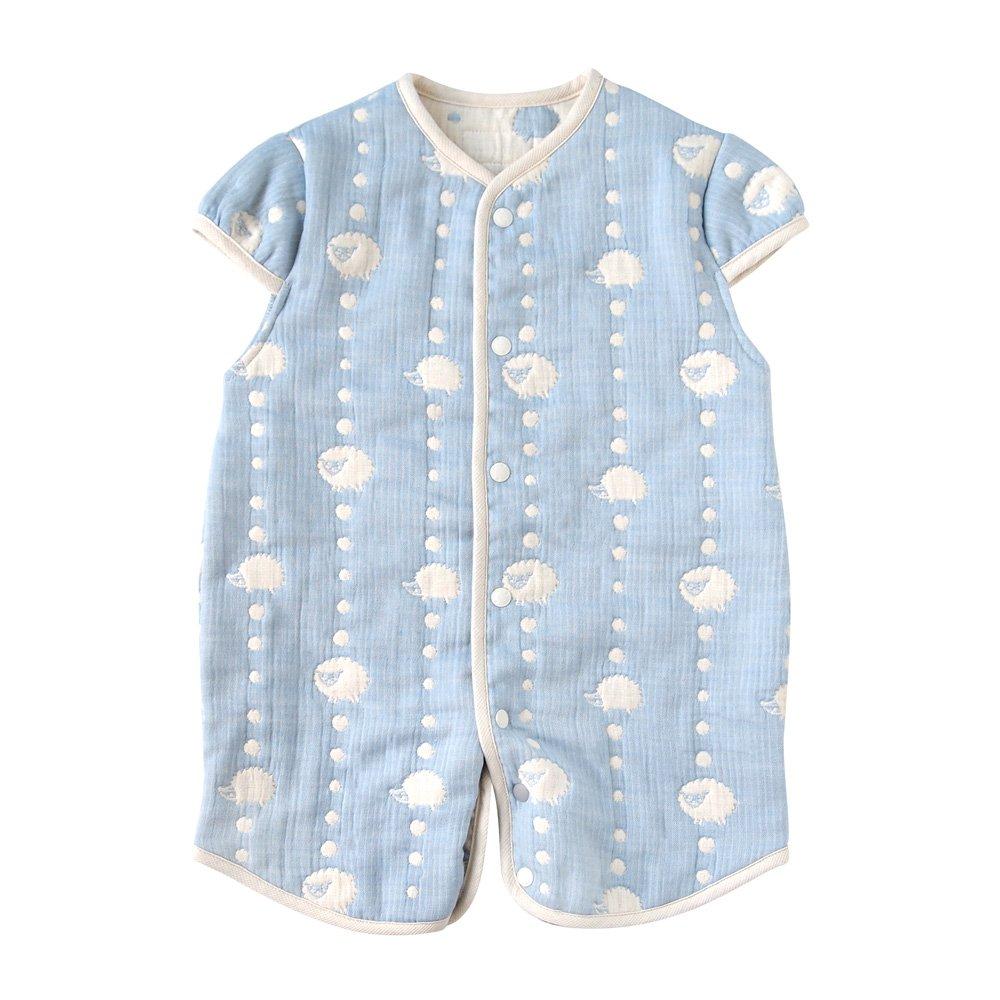 

10mois Hoppetta fluffy gauze baby for newborns to 3 years blue - (6-ply gauze) 2-way sleeper, 100% cotton, old,