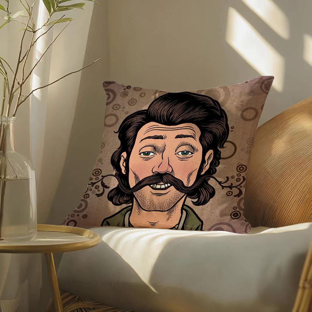 Father JJohn Misty Pillow Case Pattern Printed Pillowcase for Living Room Sofa Cushion Cover Bedroom Decor