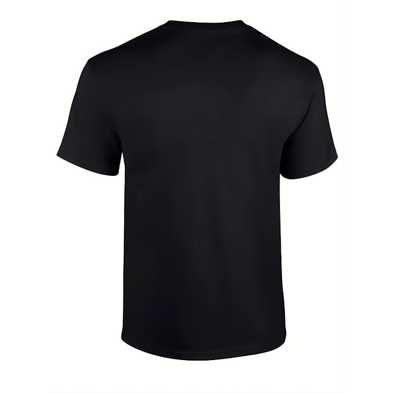 European Size Men'S Colorblock Graphic T-Shirt in Orange And Gray, Humorous Design, Made Of, Breathable, Short Sleeves, Casual Daily Wear for Players