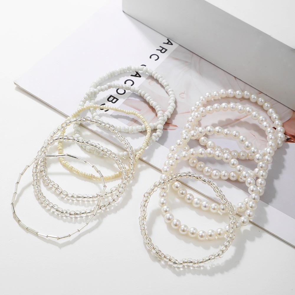 Perlen Schmuckset Mit Geometrischem Design Für Damen Und Herren Perfekt Zum Verschenken