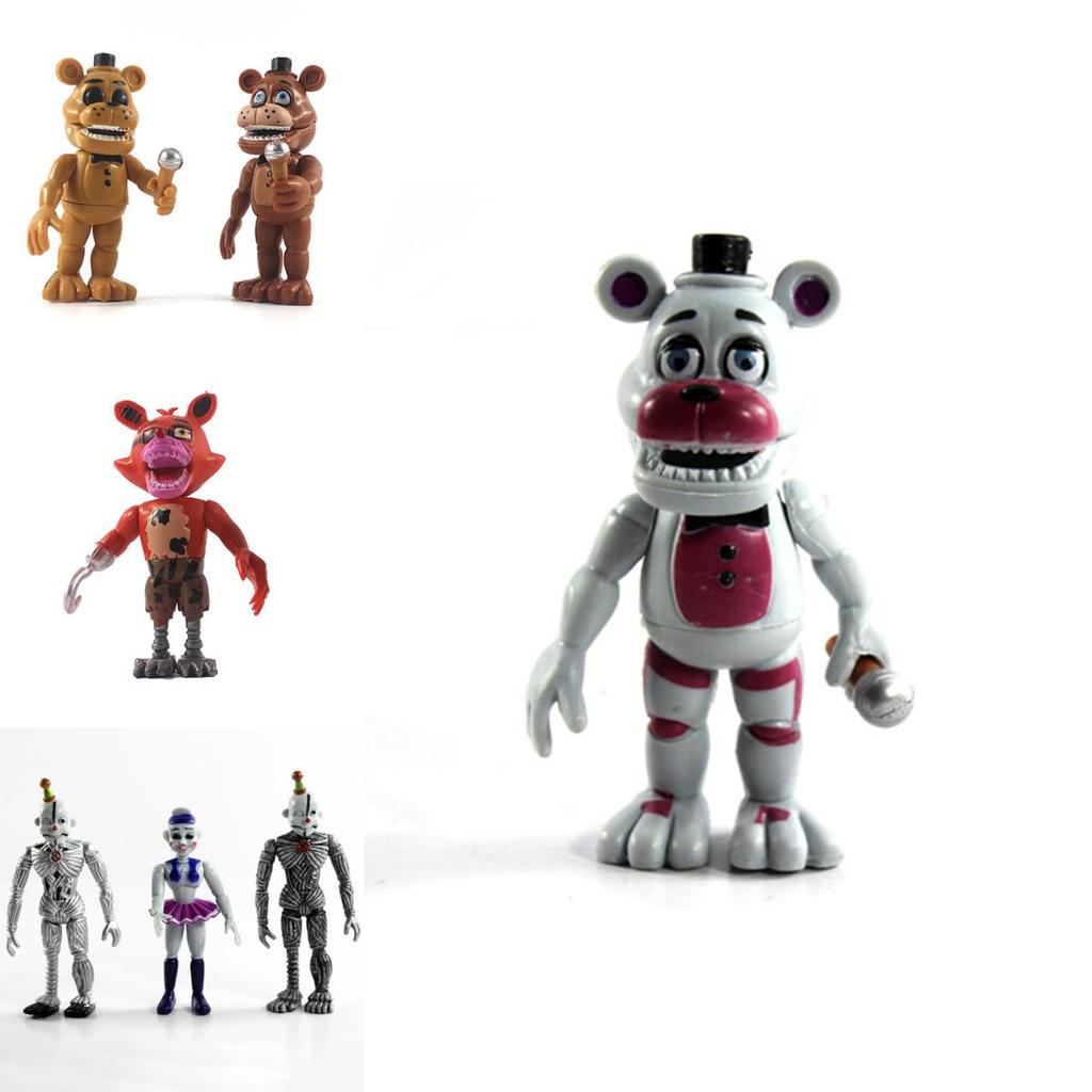 Boeiende 6-delige Fnaf Five Nights At Freddy's Actiefiguren Voor Enthousiaste Fans
