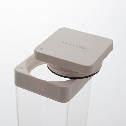 Sarasa Design Water Jug/Water Pitcher, Horizontal Stand, Heat Resistant (80°C/1.2L), Cold Brew Pot, Coffee, Tea, Barley Tea, Easy to Clean (Warm Gray)