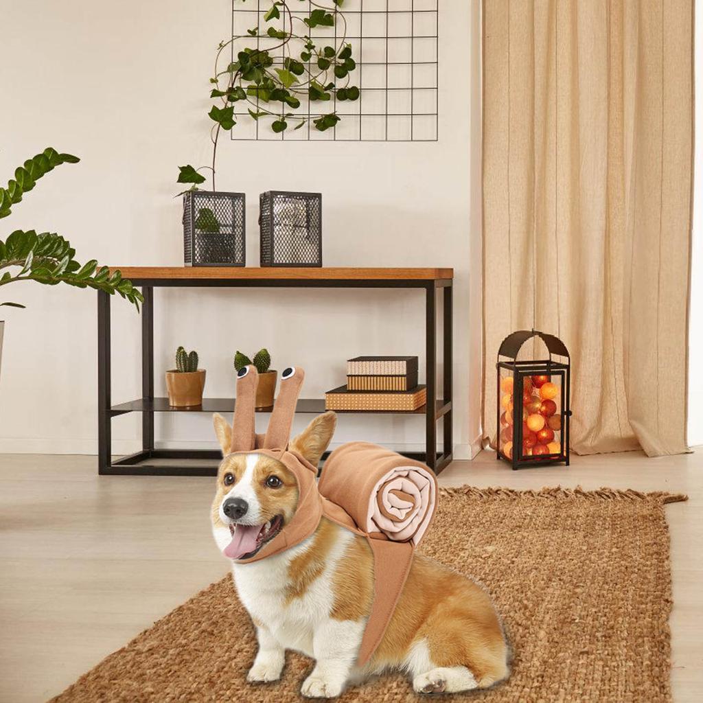 Hunder Katter Cosplay Snegleform Jumpsuit Jul Halloween Jumpsuit Kjæledyr Vinterklær for Små Middels Store Hunder Katter