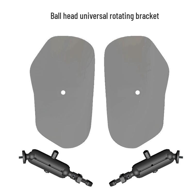 Motorcycle Suzuki DL250 Windshield & Knee Pad Deflector