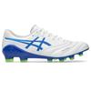 ASICS DS LIGHT 6 Soccer Shoes Size 102 Size 2E X-FLY (1101A076), Men's, (White/Blue), 24.0 cm,