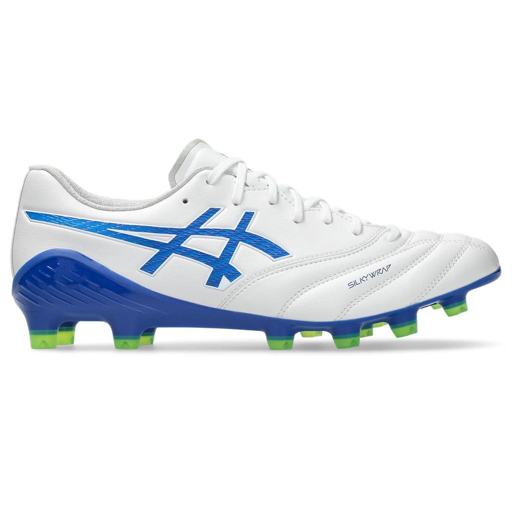 ASICS DS LIGHT 6 Soccer Shoes Size 102 Size 2E X-FLY (1101A076), Men's, (White/Blue), 24.0 cm,
