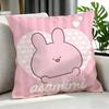 Cartoon Asamimichaan Asleep Cushion Cover Cushion Cover Set 4Pcs 50X50 45X45 40X40 Pillowcase Decorative Sofa Home Decor