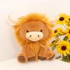 Fluffy Highland Cow Stuffed Animal Soft Cuddly Scottish Cow Plush Toy Cute Farm Animal Plushie For Home Decor Hugging Pillow