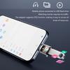 Type-C to USB A Converter with Light Support 120W Charging 10Gbps Data Transfer USB C Extender Clear Shell OTG Adapter