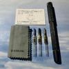 Used Sailor Fountain Pen Ebonite Carved Fountain Pen Yofuu (Night Wind) F with 2 Converters