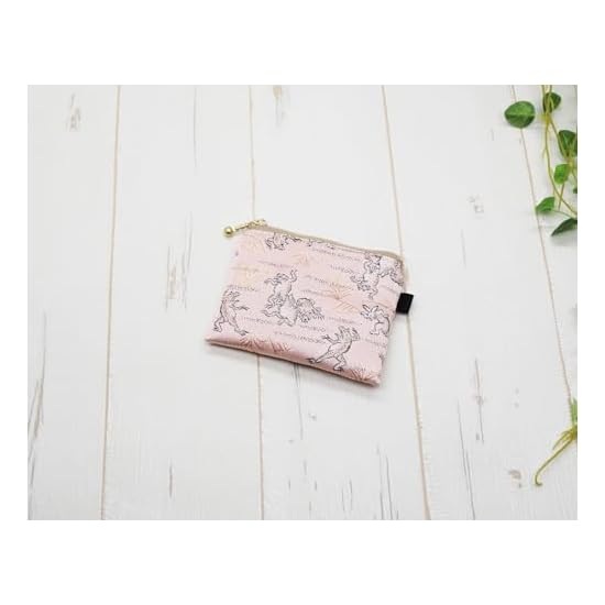 Kinran Nishijin-ori Mini Zipper Pouch, Flat, Accessory Case, Coin Purse, Offering Pouch, Mini Flat P