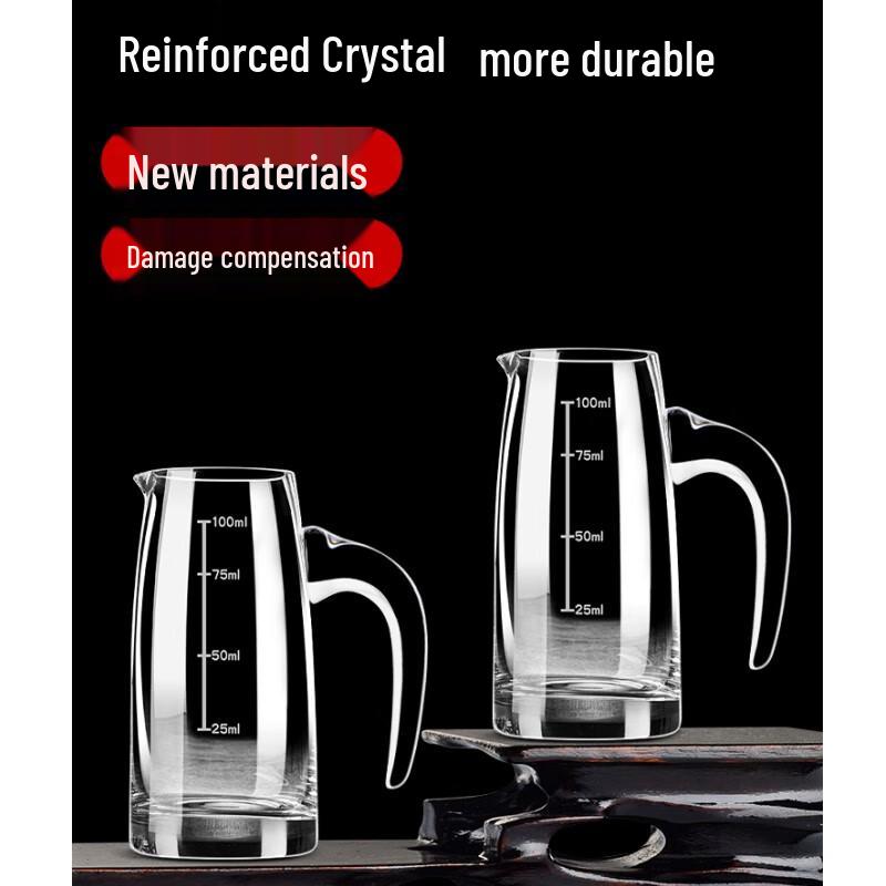 Naijiang Gekalibreerde Glazen Likeur Dispenser & Borrelglaasjes Set