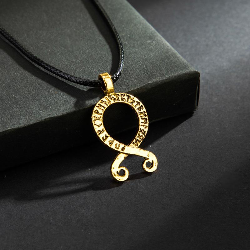 

Популярное европейское и американское ретро-ожерелье с рунами викингов для модных мужчин