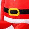 Electric Inflatable Santa Decoration with 110 V US Power Specification and Sitting Holiday Figure for Outdoor Christmas and Shop Window Displays