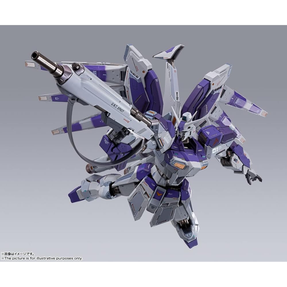 TAMASHII NATIONS Metal Build Mobile Suit Gundam Hi-Nu Gundam Figure 205mm ABS PVC Diecast Painted Action Figure