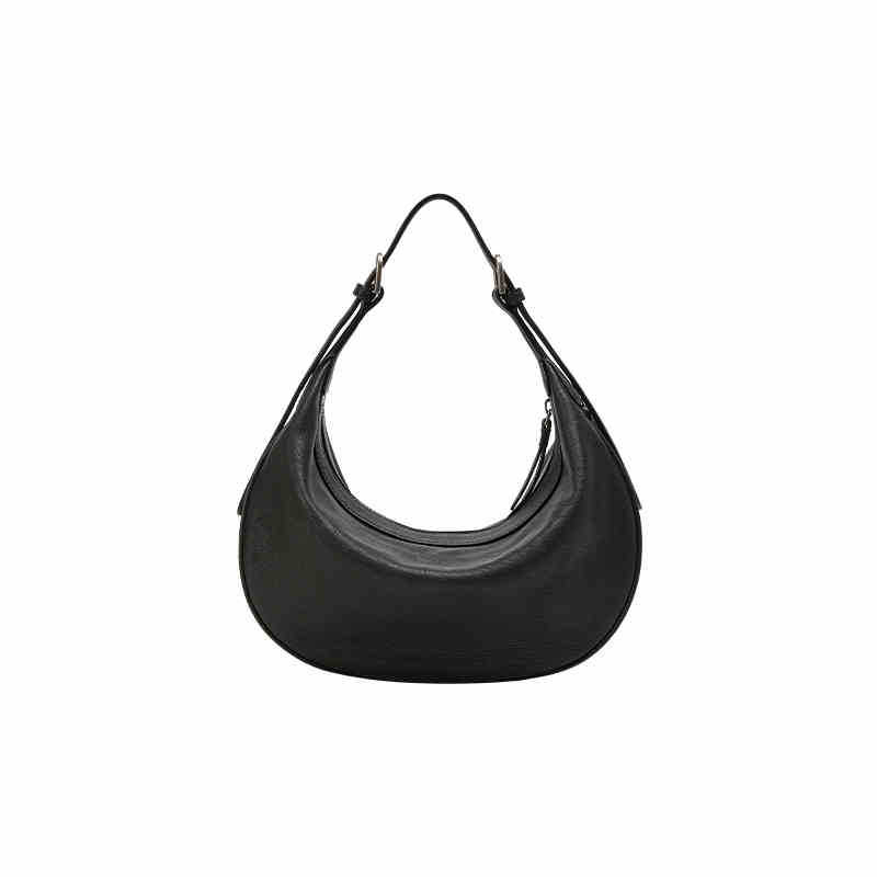 Summer New Truth-seeking Vegetable Tanned Crescent Bag Women's Minimalist Commuting Versatile Messenger Bag Shoulder Armpit Bag