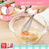 Shimomura Kogyo Pitaco Mini Whisk, Made In Japan, Dishwasher Safe, PC-205, Made In Tsubame-Sanjo, Niigata, Pink, Product Size: 6 X 20 Cm