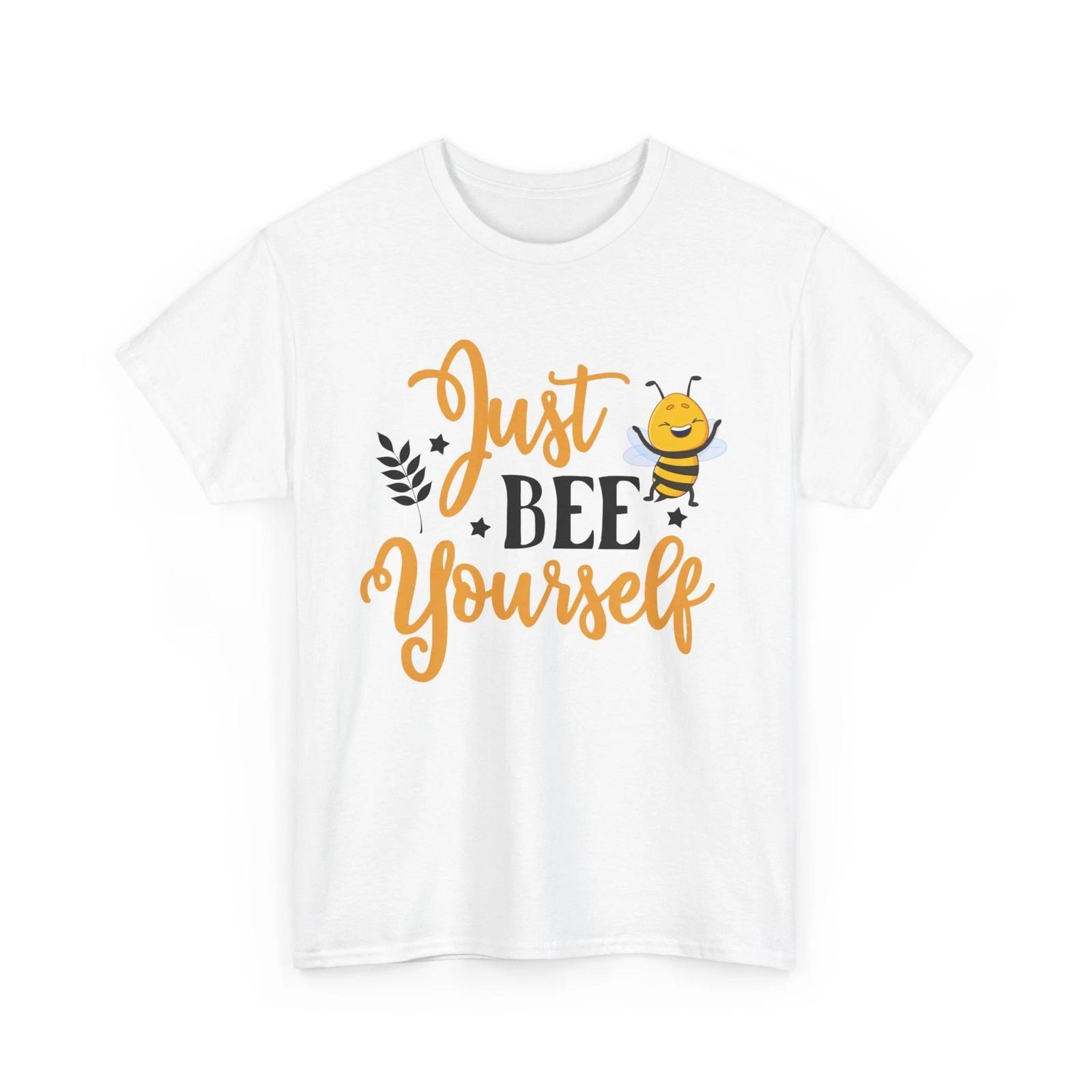 Bee T-Shirt | Save the Bees Shirt | Funny Honeybee Tee | Just Bee Yourself Shirt S