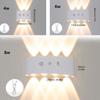 Waterproof PIR Motion Sensor Wall Lamp 3 Color Light Sconce Light LED Wall Light  Bedside Lighting