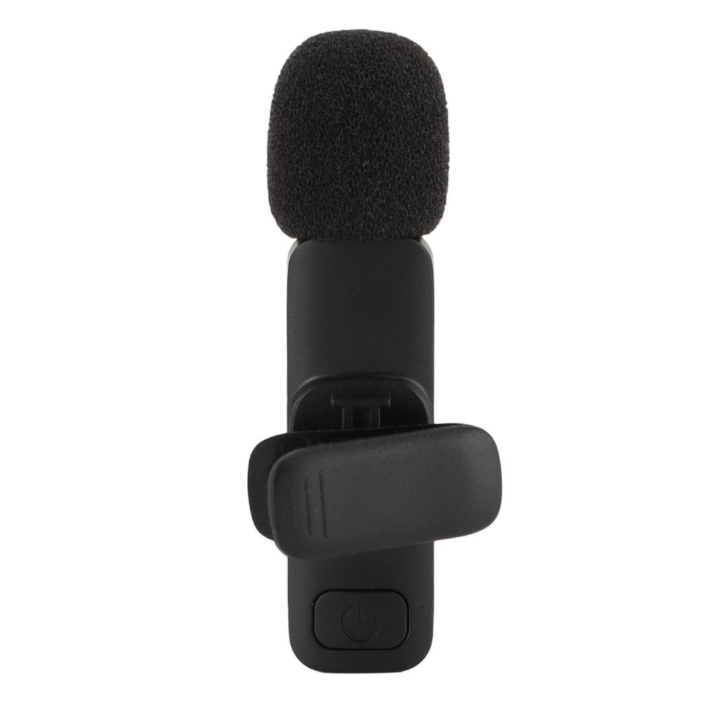 Wireless Lavalier Microphone Type C Miniature Lapel Microphone Clip On Mic for Live Streaming