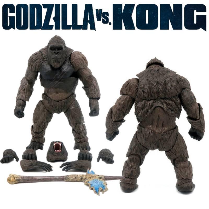 Godzilla Vs. King Kong Toy Action Figure Model 14cm/5.51in Size Black Color