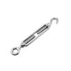 Stainless Steel Turnbuckle Hook & Eye, 304/316 Open Body, German/Japanese/European Style Tensioner