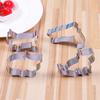 4Pcs Lovely Cat Stainless Steel Cookies Cutter DIY Fondant Pastry Biscuits Mold