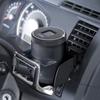 SEIWA Solar Fine Ash Car Drink Holder with W596 Ashtray, Type, Black, LED,