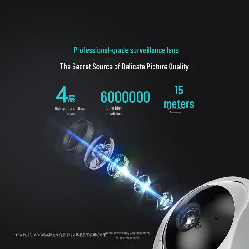 360 9Pro 6MP PTZ Heimüberwachungskamera (CN-Version)