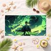 Anime (5) Custom Name Beach Towel Soft Towel Gift for Beach Pool Swimming Vacation